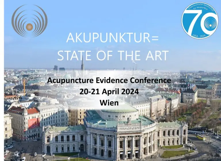 Jubiläumskongress “Acupuncture=State of the Art” in Wien